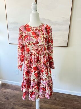 Zara Sharon 3/4 Sleeve Babydoll Mini Dress